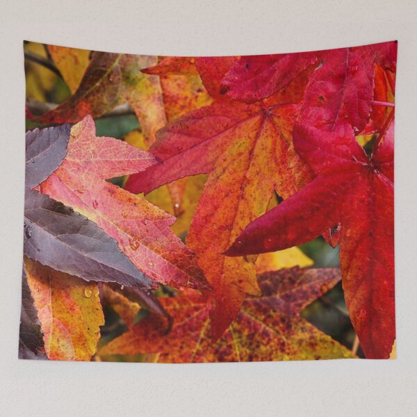 Item preview, Colourful and bright autumn leaf- dry, fallen leaf designed and sold by Durgaa D.