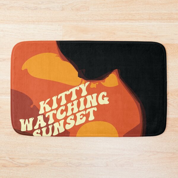 Item preview, Cat Watching Sunset:- Kitty Cat Looking at Sunset designed and sold by typoinspired.