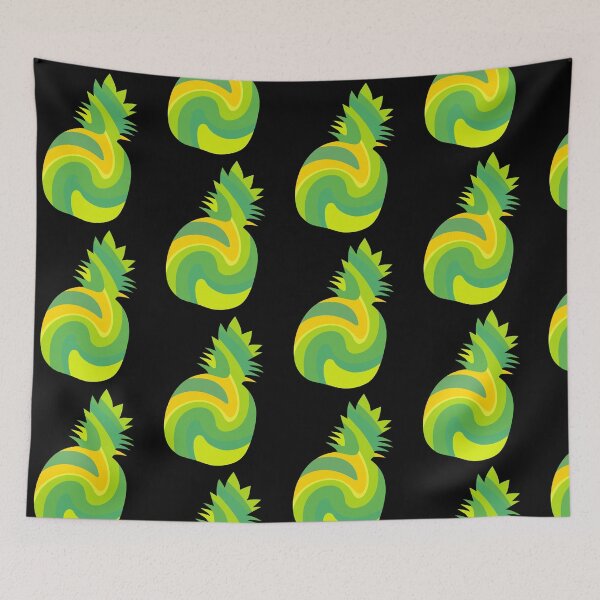 Item preview, abstract colorful pineapple  designed and sold by THROUGH-LIFE.