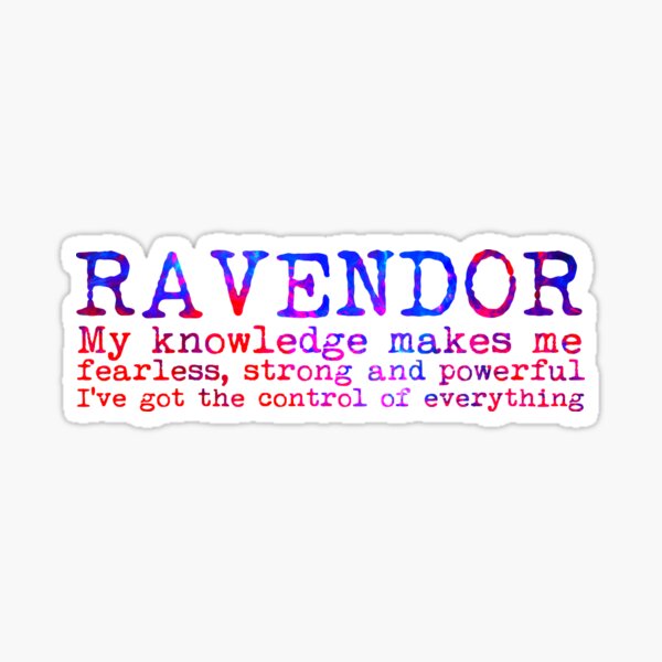 Ravendor Quote Sticker