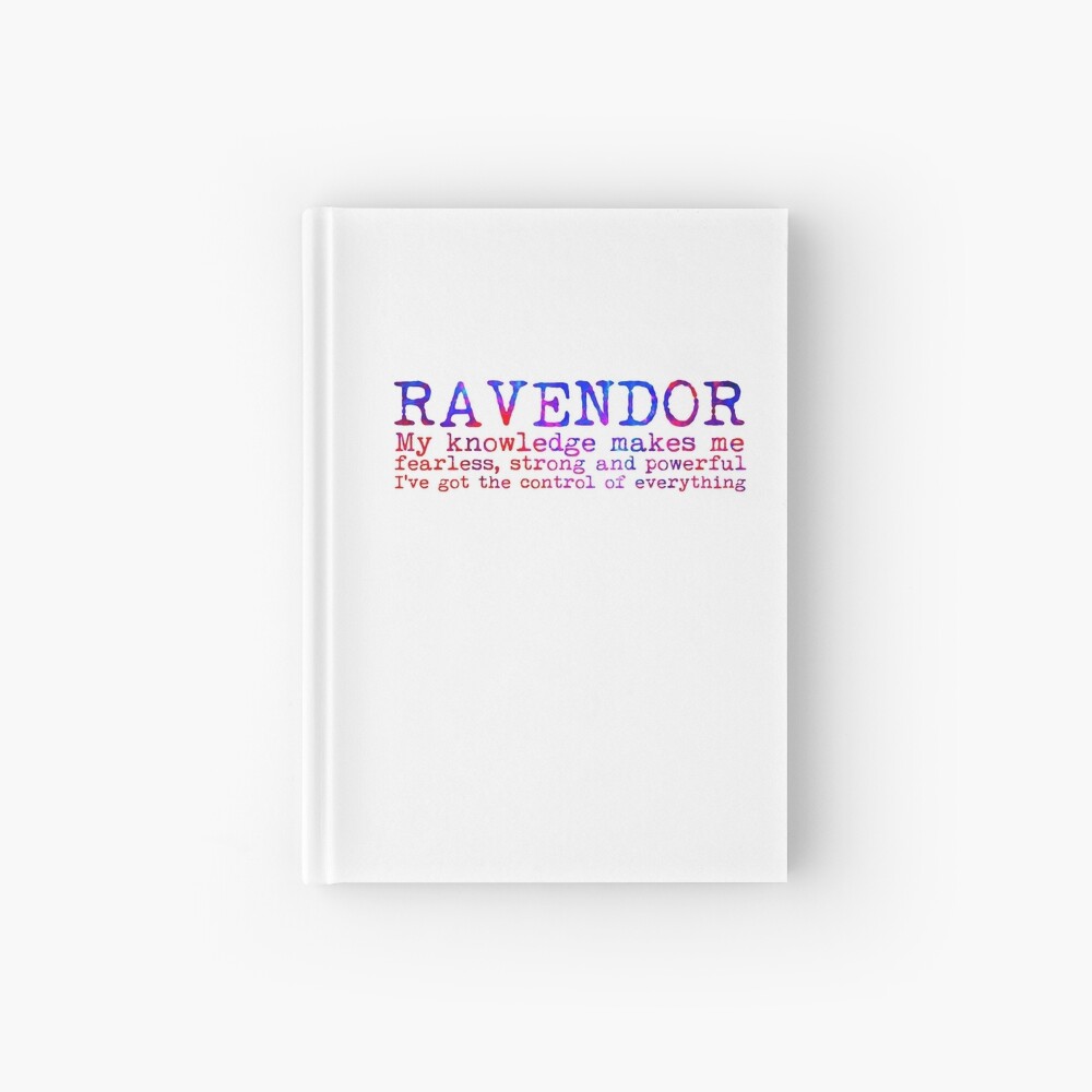 Ravendor Quote Hardcover Journal