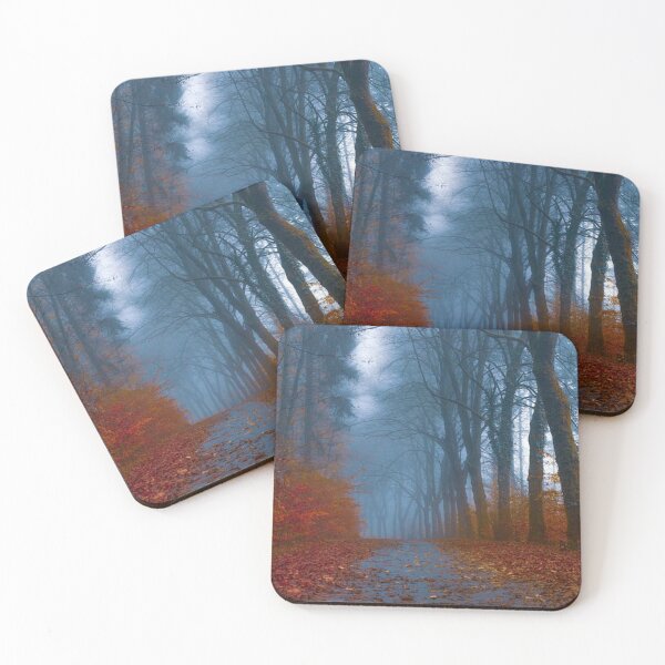 Item preview, Walking through tall Beautiful, Colourful and bright autumn trees designed and sold by Durgaa D.