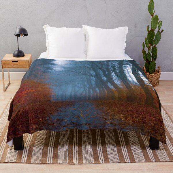 Item preview, Walking through tall Beautiful, Colourful and bright autumn trees designed and sold by Durgaa D.