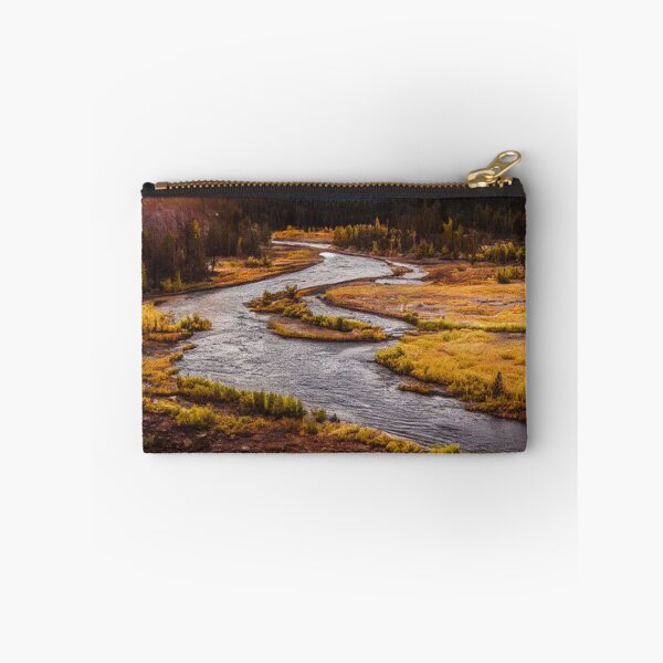 Item preview,  Colourful and bright autumn forest with river designed and sold by Durgaa D.