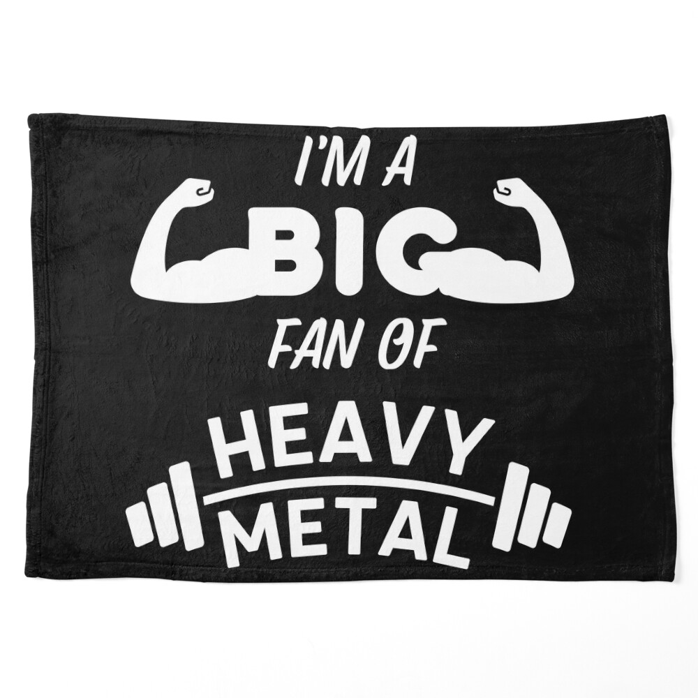 I'm a Big Fan of Heavy Metal - Weightlifting Pun Art Board Print for Sale  by Caregiverology