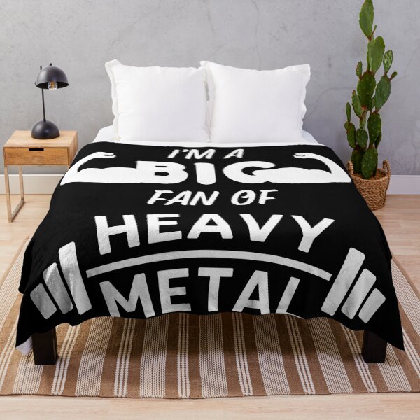 Item preview, I'm a Big Fan of Heavy Metal - Weightlifting Pun designed and sold by Caregiverology.