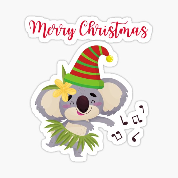 Item preview, Australian Christmas with Merry Koalas designed and sold by Josephines-ZA.