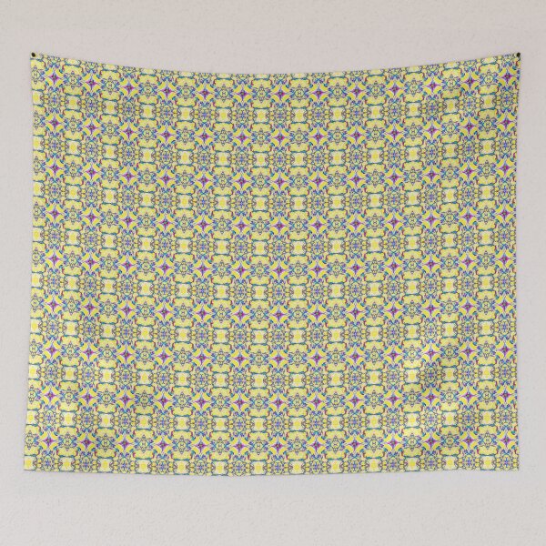 Item preview, Yellow, Blue, and Purple Star Lace designed and sold by Funkdom.