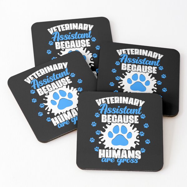 Item preview, Funny Veterinary Assistant Because Humans Are Gross Vet Med designed and sold by Nessshirts.