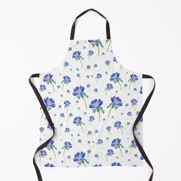 Item preview, Violet anemone ornate a seamless pattern designed and sold by Yana Mustafina | Boho Soulful Designs.