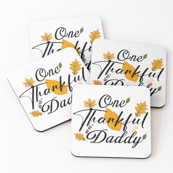 Item preview, One Thankful Daddy, Happy Thanksgiving Daddy, Gifts for thanksgiving and christmas lovers designed and sold by seritik.