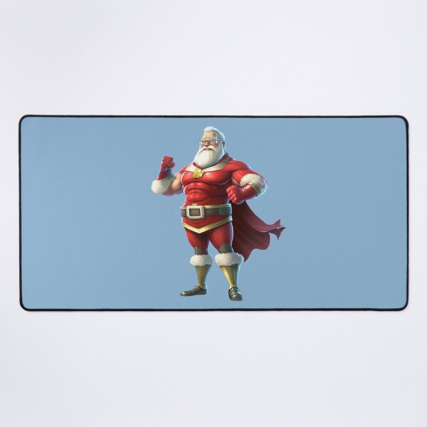 Item preview, Super Santa smiling because he knows he is ready for Christmas designed and sold by Nisyo.