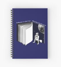 traveling with books Spiral Notebook