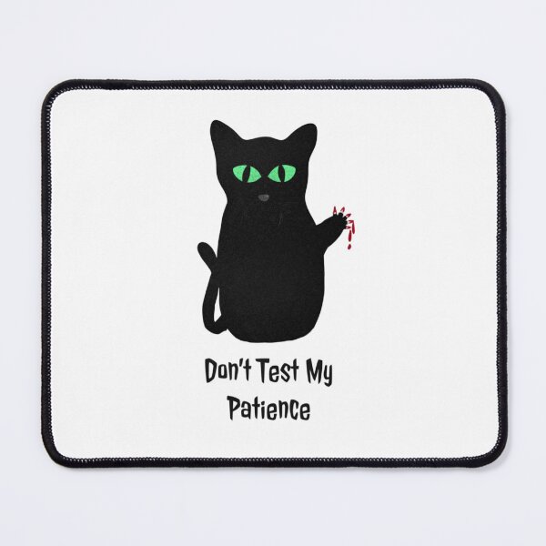 Item preview, Funny black killer cat  designed and sold by Mermaidssparkle.