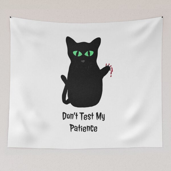 Item preview, Funny black killer cat  designed and sold by Mermaidssparkle.