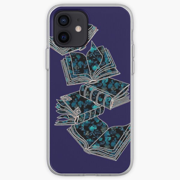 Books flowers iPhone Soft Case