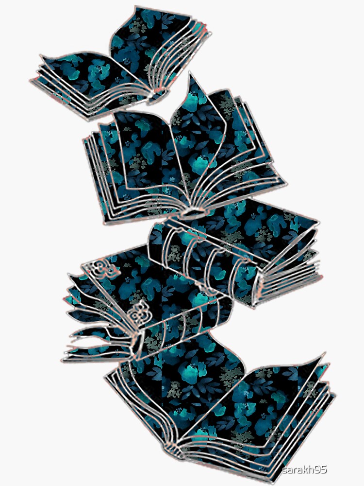 Books flowers by sarakh95