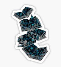 Books flowers Sticker
