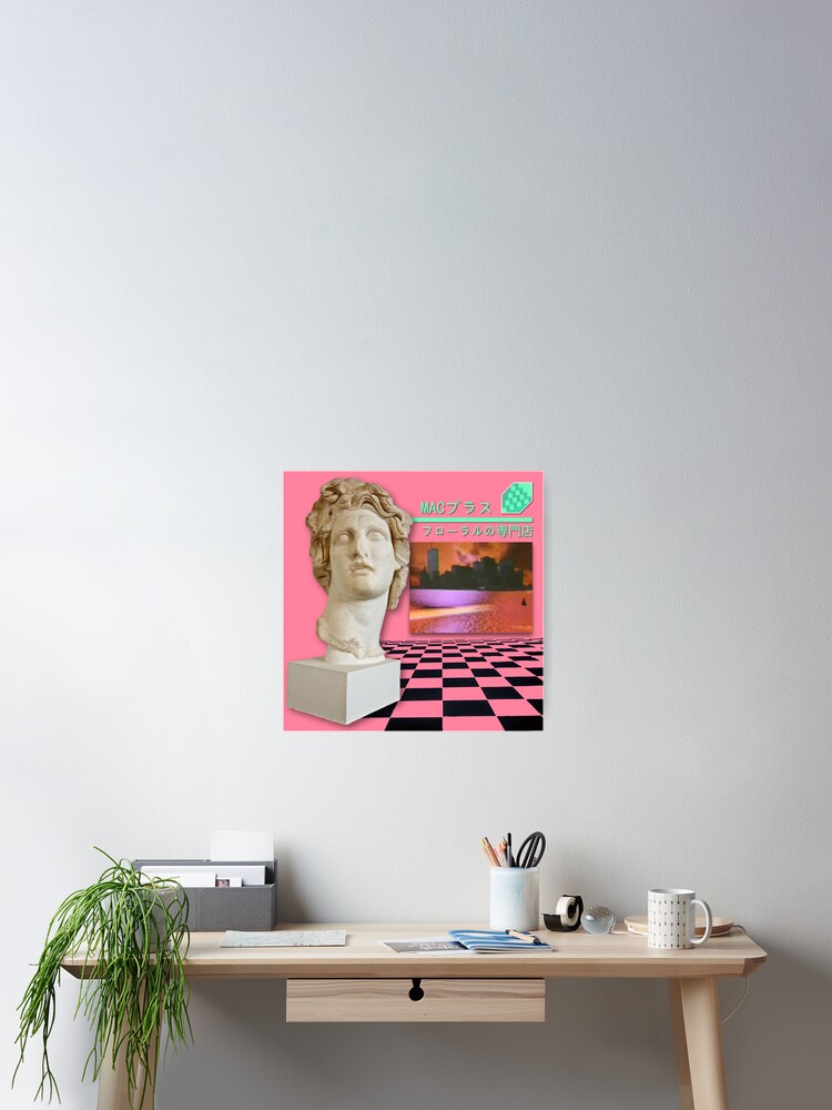 Floral Shoppe Vaporwave ピンク版 ポスター付き中古