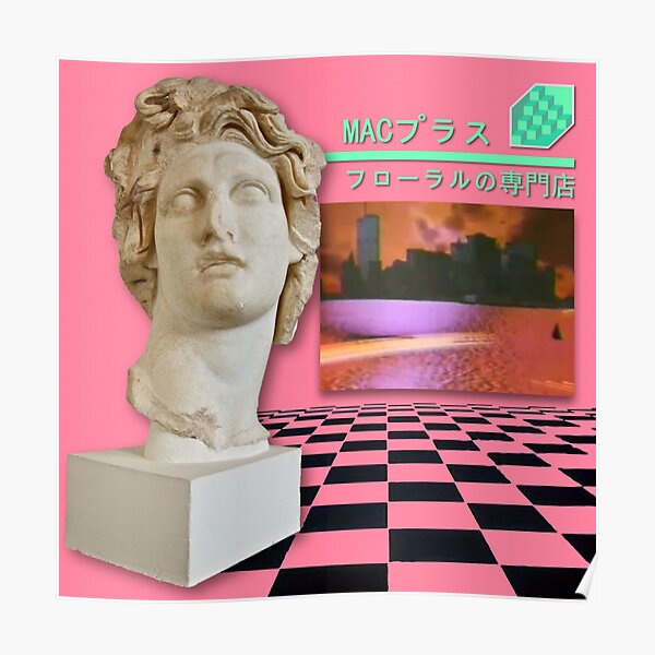 Macintosh Plus - Floral Shoppe (Vaporwave Album Art) Poster