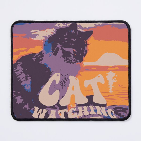 Item preview, Cat Watching Sunset:- Cat Looking at Sunset designed and sold by typoinspired.