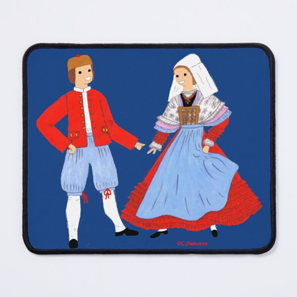 Item preview, Brittany on color background designed and sold by Catherine Debusne.