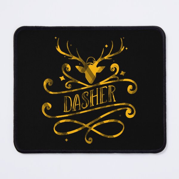 Item preview, Dasher Christmas Yellow Tartan Pattern Reindeer Head designed and sold by Trinket-Trickster.