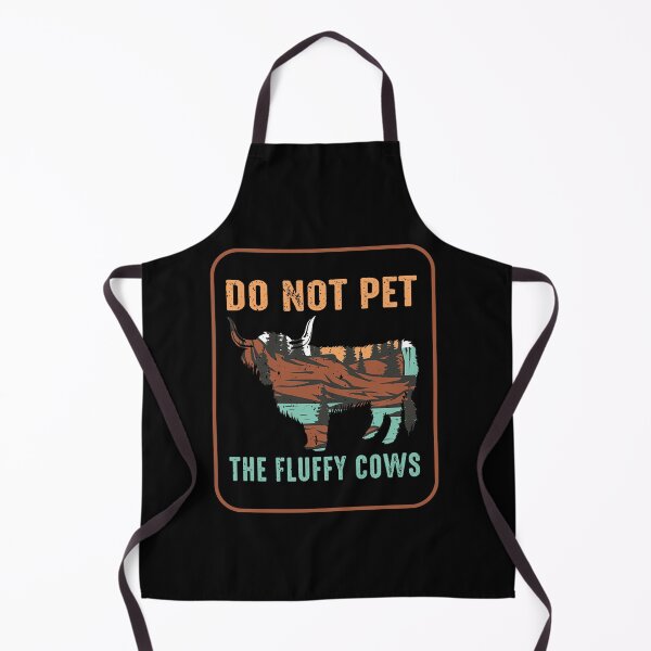 Item preview, Don't pet the Fluffy Cows,Bison Vintage Sunset and Mountains designed and sold by hanaa01.
