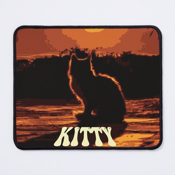 Item preview, Kitty Cat Looking at Sunset designed and sold by typoinspired.