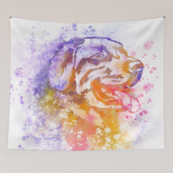 Item preview, Colorful Golden Retreiver designed and sold by PrettyLittlePic.