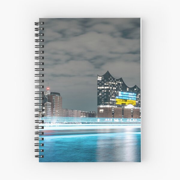 Item preview, Elbphilharmonie Hamburg in Ukraine colors designed and sold by KreativFoto.