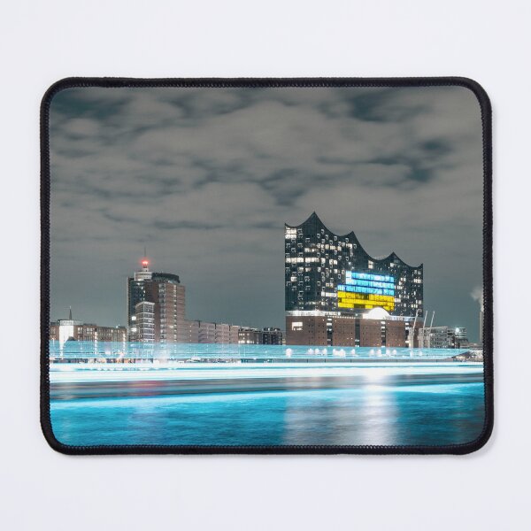 Item preview, Elbphilharmonie Hamburg in Ukraine colors designed and sold by KreativFoto.