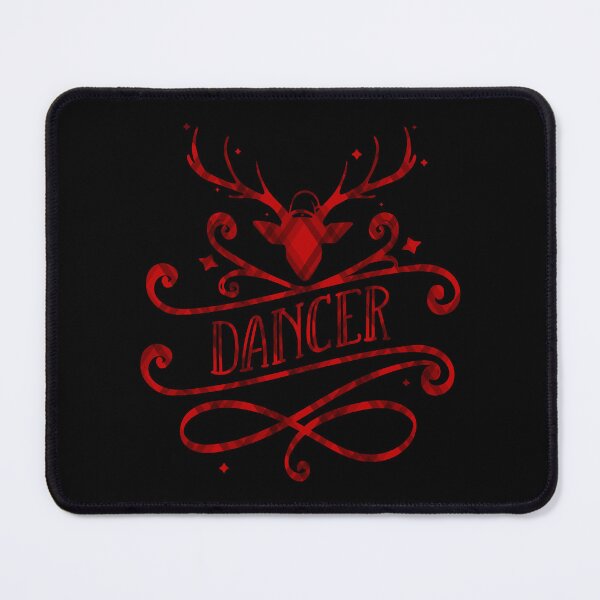 Item preview, Dancer Christmas Red Tartan Pattern Reindeer Head designed and sold by Trinket-Trickster.