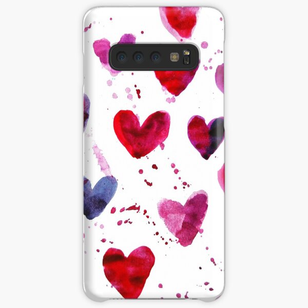 Hearts in Watercolour Samsung Galaxy Snap Case