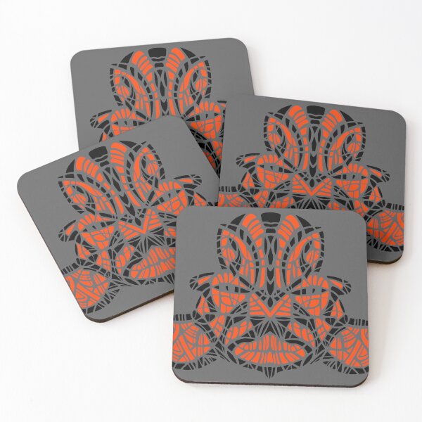 Item preview, OLMEC SHAMAN. ORANGE/BLACK. designed and sold by 5hertz.