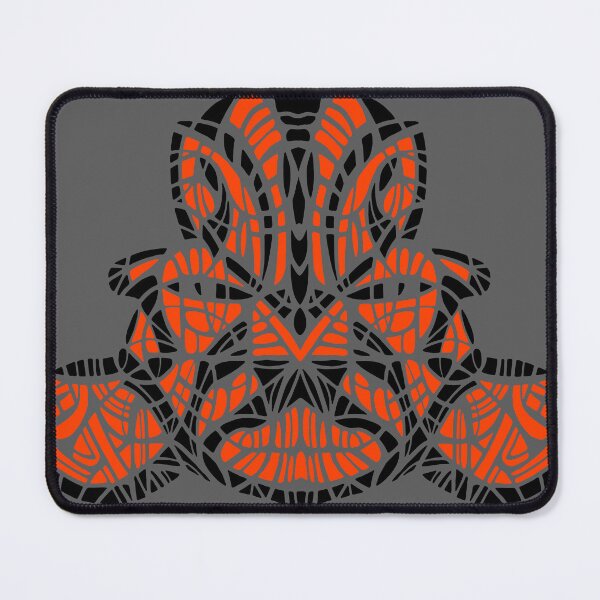 Item preview, OLMEC SHAMAN. ORANGE/BLACK. designed and sold by 5hertz.