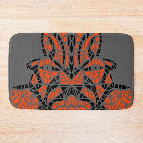 Item preview, OLMEC SHAMAN. ORANGE/BLACK. designed and sold by 5hertz.