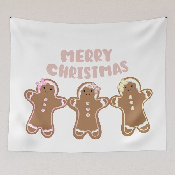 Item preview, Merry Christmas with Gingerbread Girl Design designed and sold by artttbysar.