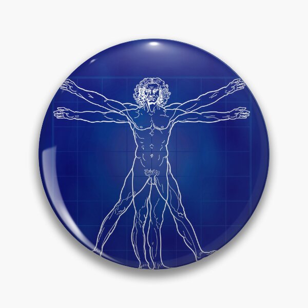 Item preview, Vitruvian Man Blueprint designed and sold by Daniel Hagerman.