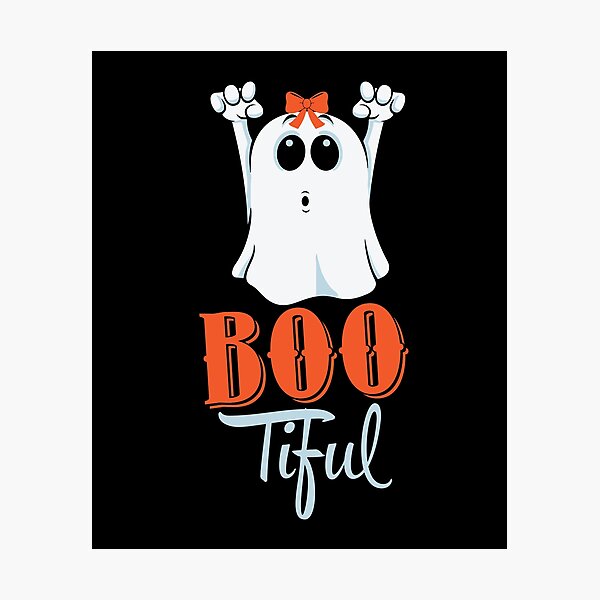 Item preview, Boo Tiful Beautiful Ghost Halloween  designed and sold by BUBLTEES.