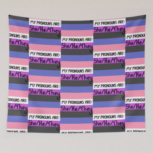 Item preview, Genderfluid she he they designed and sold by AmIAnAngelYet.