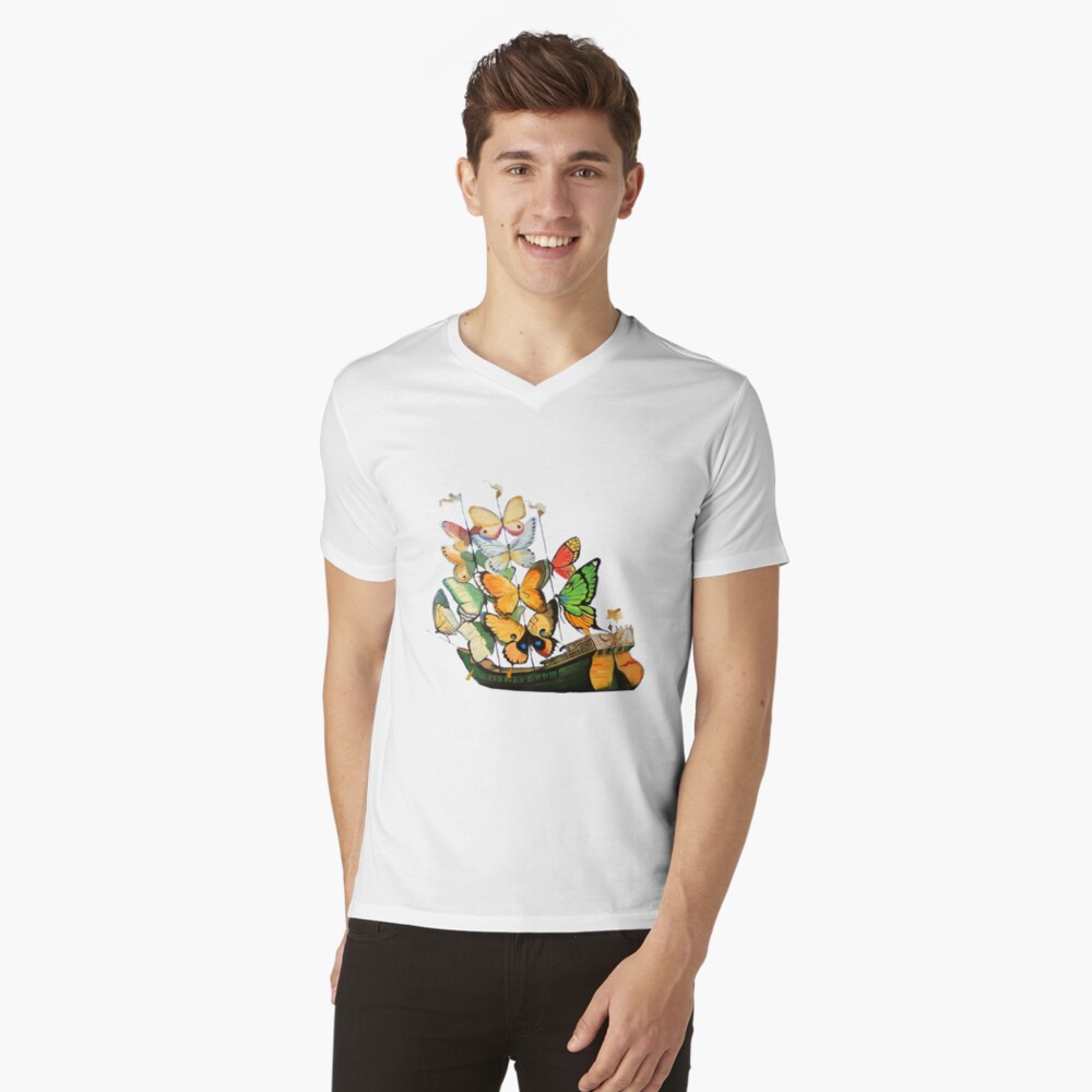 Item preview, V-Neck T-Shirt designed and sold by timelessfancy.