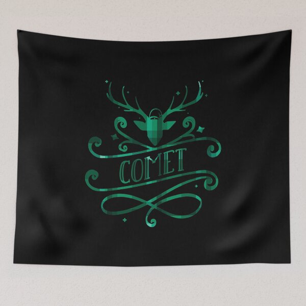Item preview, Comet Christmas Green Tartan Pattern Reindeer Head designed and sold by Trinket-Trickster.