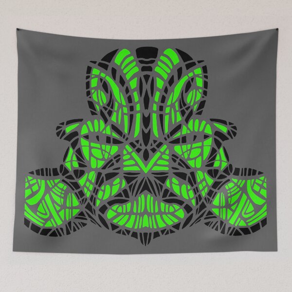 Item preview, OLMEC SHAMAN. GREEN/BLACK. designed and sold by 5hertz.