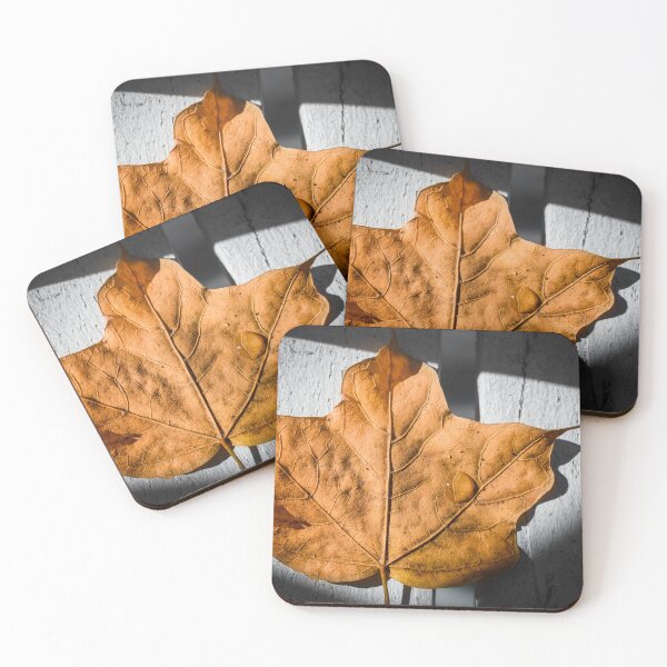 Item preview, Droplet On An Autumn Leaf designed and sold by Jim Love.