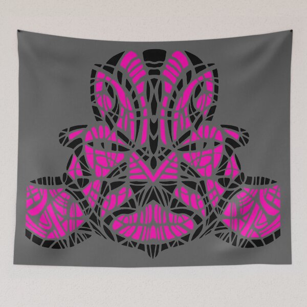 Item preview, OLMEC SHAMAN. PINK/BLACK. designed and sold by 5hertz.