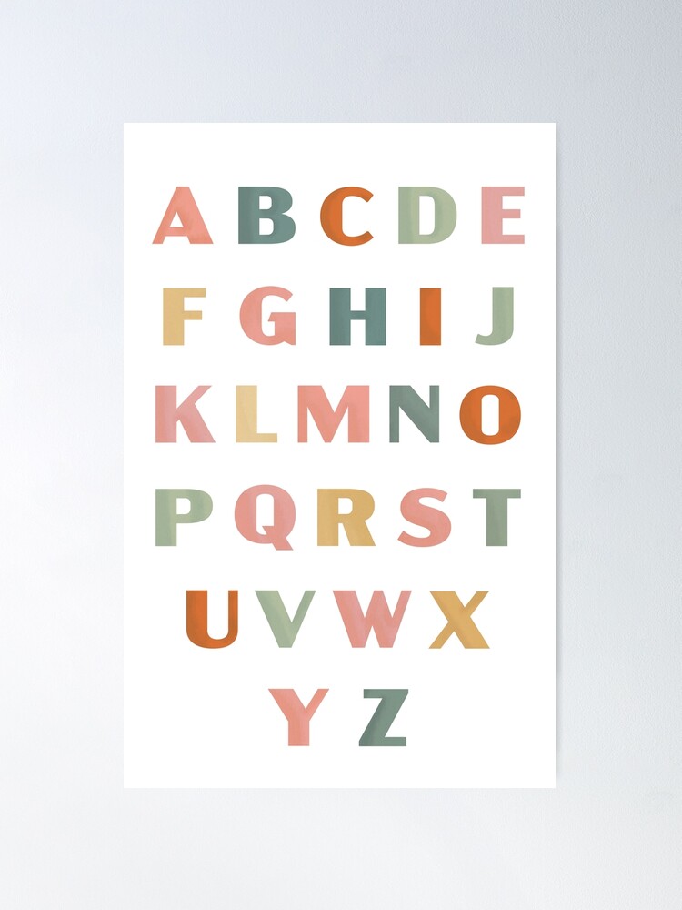 Owl Alphabet ABC Wall Decals Educational Wall Sticker Nursery Baby Room  Decor