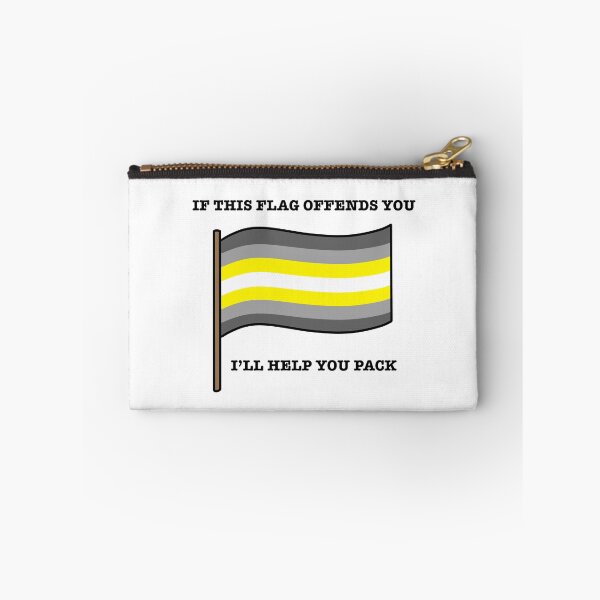 Item preview, Demigender If This Flag Offends You Parody designed and sold by CJ Vanderbeek.