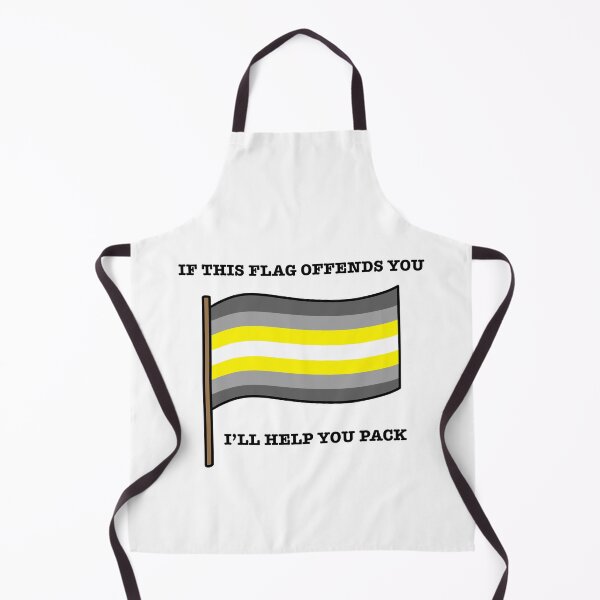 Item preview, Demigender If This Flag Offends You Parody designed and sold by CJ Vanderbeek.