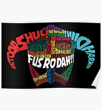 Powered by words! Poster